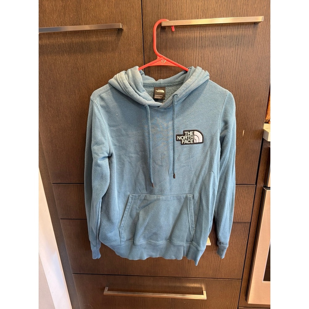 The North Face women's blue pullover‎ hoodie small